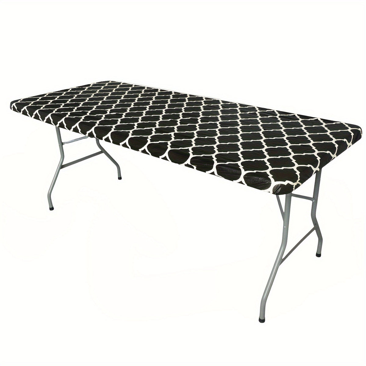 Elastic Outdoor Table Cover Waterproof PVC Cloth