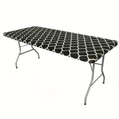 Elastic Outdoor Table Cover Waterproof PVC Cloth