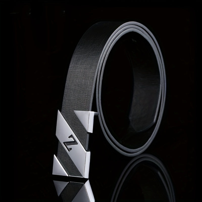 Men's Smooth Buckle Belt Joker Belt Gift Dad And Husband