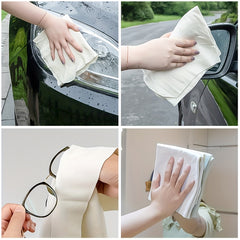 Natural Deer Skin Cleaning Cloth Fast Dry Towel 30x60MM