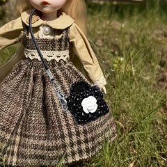 5pcs Doll Handbag Set for Labubu Dolls with Multiple Compartments