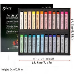 Colorful Soft Pastel Sticks for Art and Craft Projects