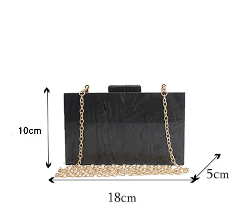 Acrylic Crossbody Bag Women Shoulder Handbag
