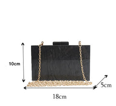 Acrylic Crossbody Bag Women Shoulder Handbag