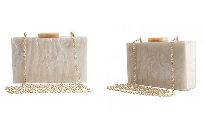 Acrylic Crossbody Bag Women Shoulder Handbag