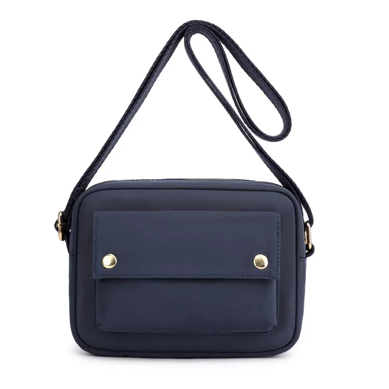 Vintage Denim Messenger Bag Women Large Capacity Shoulder Bag