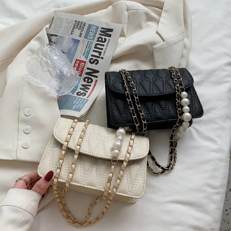 Small Square Bag PU Chain Shoulder Bag