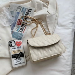 Small Square Bag PU Chain Shoulder Bag