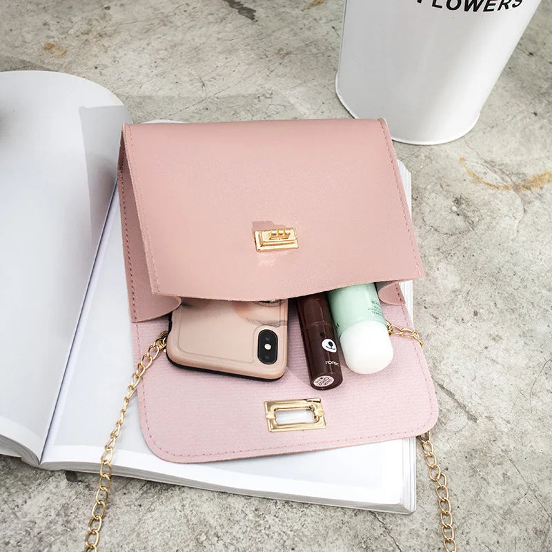 Women Shoulder Bag Handbags Wild Girls Small Square Messenger Bag