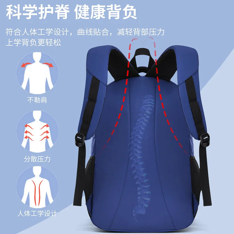 Kids Backpack for Boys Orthopedic Waterproof School Bag Large Capacity