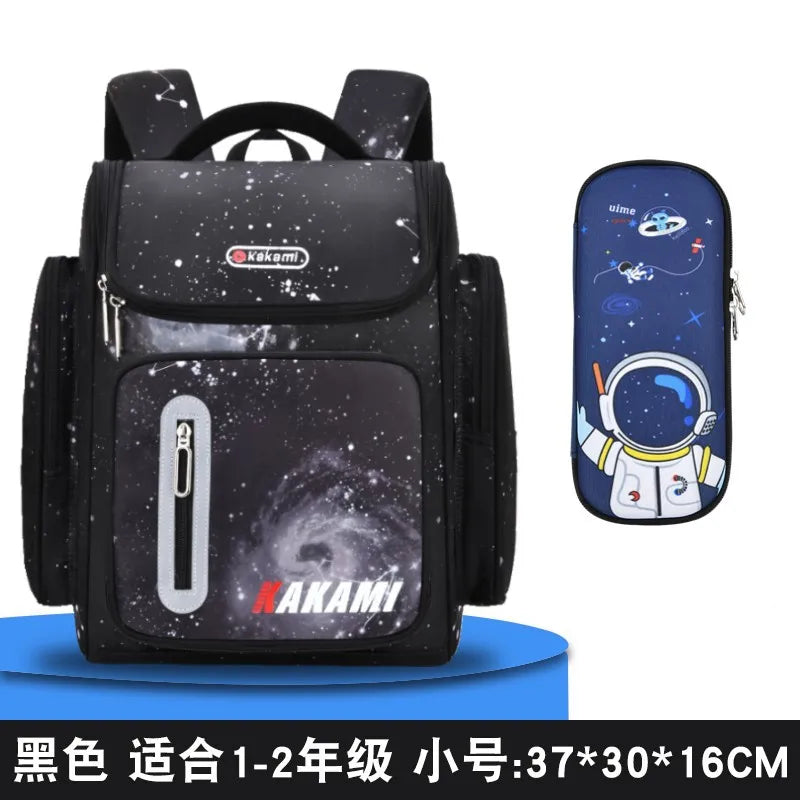 Large Boys School Backpack Waterproof Orthopedic Book Bag