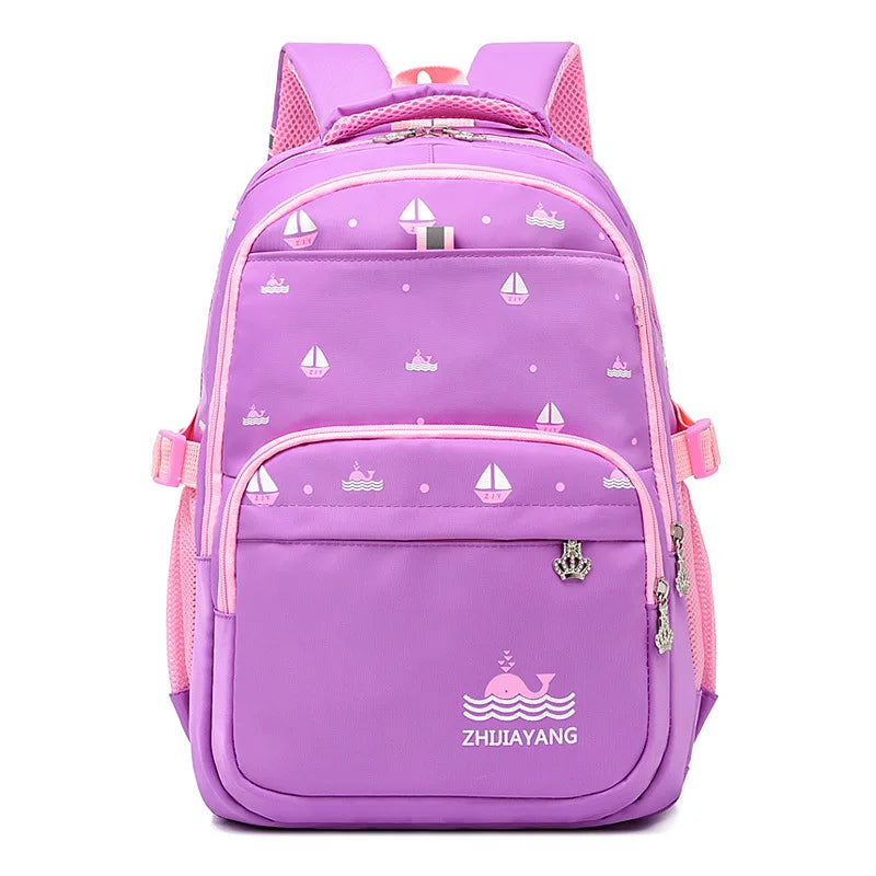 Girls Orthopedic School Backpack - Princess Design