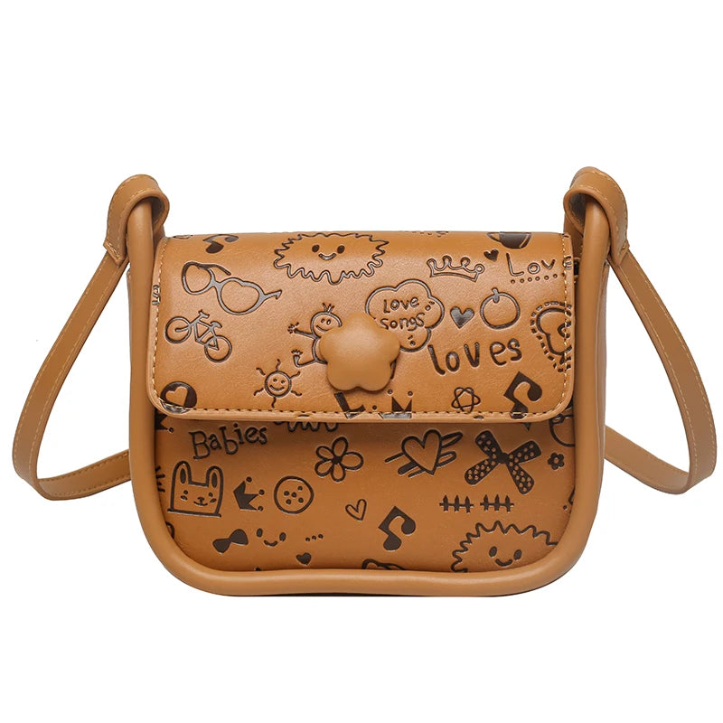 Women's Square Messenger Bag Small Niche Side Bag