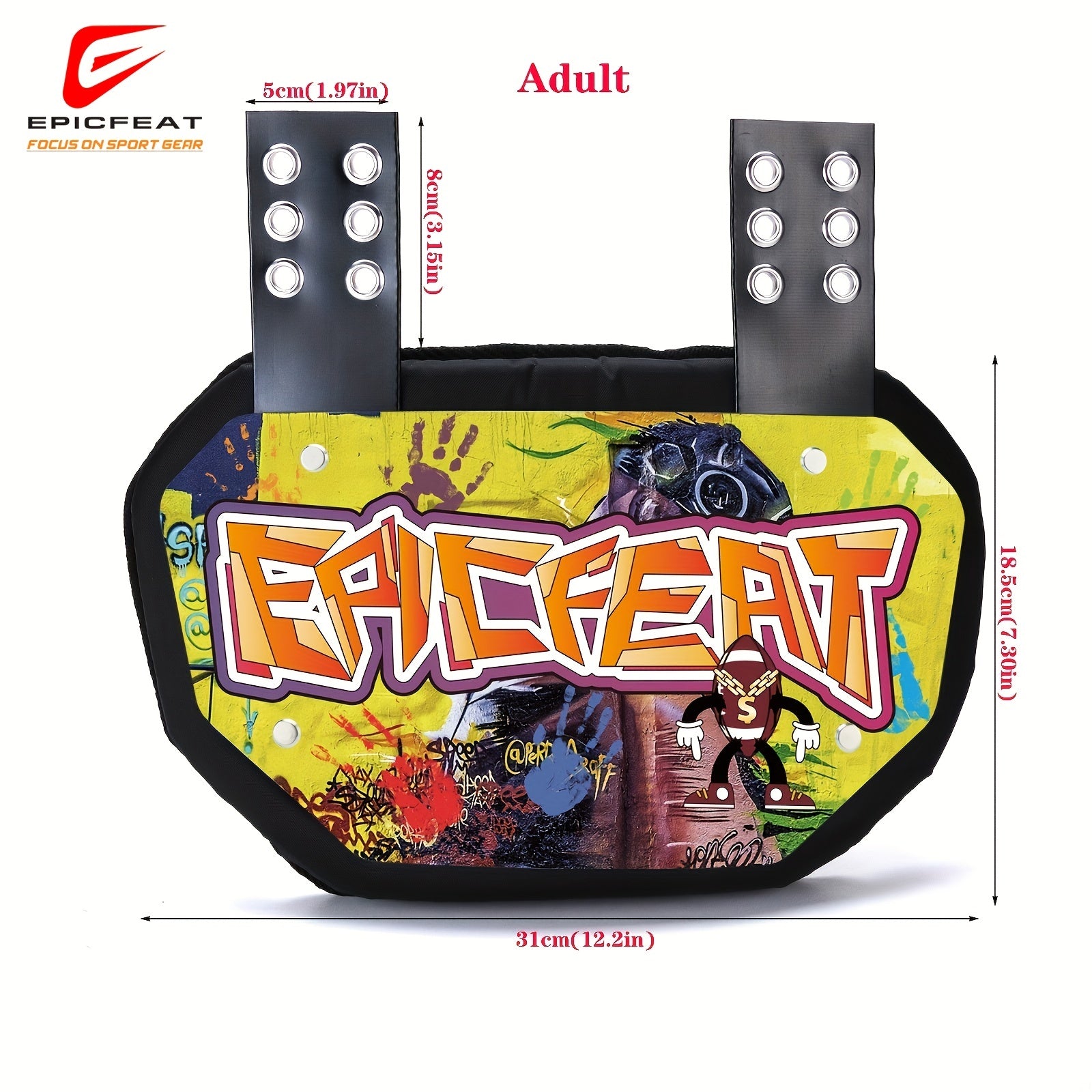 Football Backplate Youth & Adult Lower Back Pads