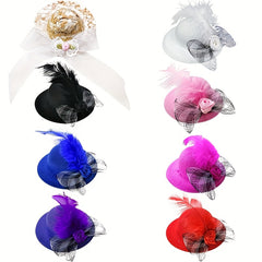 Chicken Hat Doll Princess Hair Accessory for 6 inch Dolls and Chickens