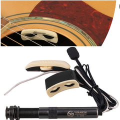 Guitar Soundhole MIC Volume Control Tail Nail Output