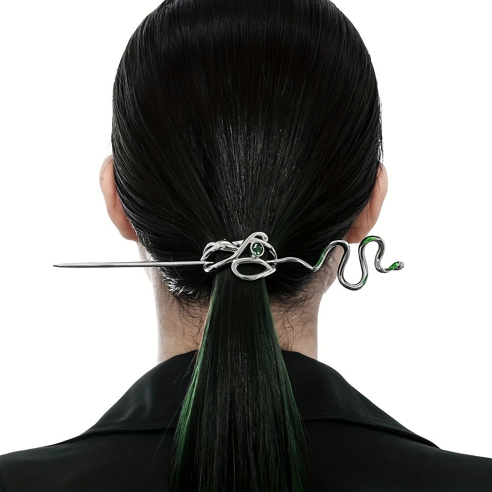 Metal Snake Shaped Hair Stick Hair Accessories For Women Girls