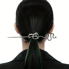 Metal Snake Shaped Hair Stick Hair Accessories For Women Girls