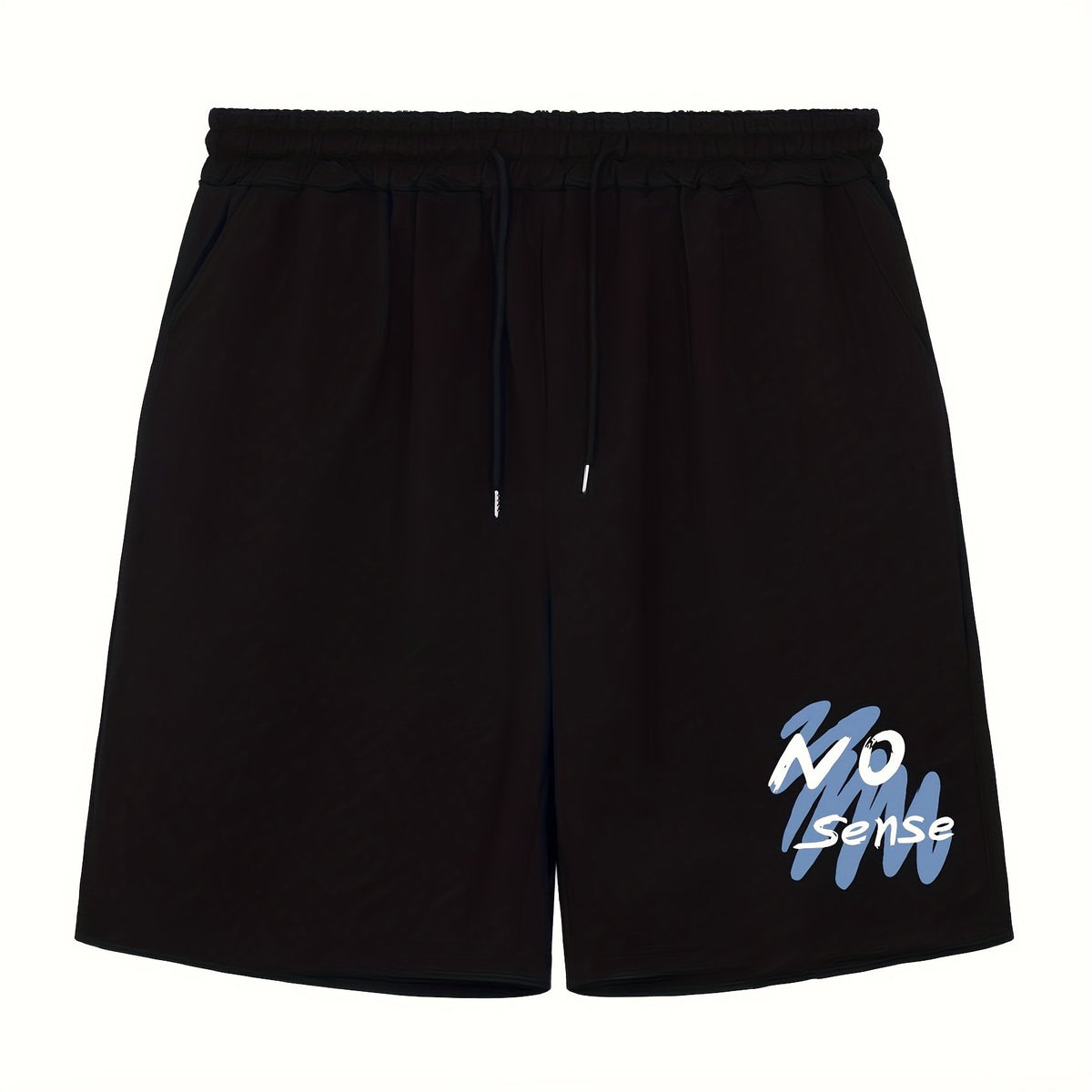 Men's No Sense Print Shorts Athletic Stretch Drawstring Gym Shorts