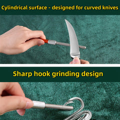 Portable Sharpening Stone Scissor Sharpener for Camping & Home Use
