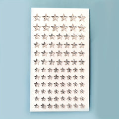 72Pcs Adhesive Acrylic Rhinestones Face Jewels DIY Crafts Stickers