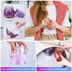 Silicone Jar Resin Molds With Lid
