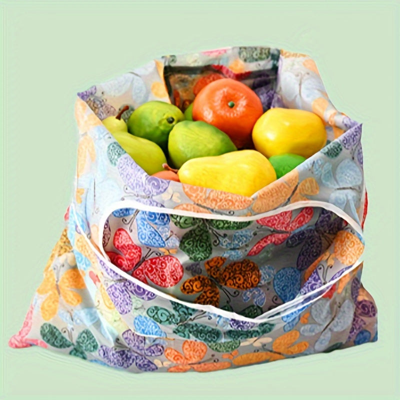 3Pcs Grocery Bag Large Capacity Folding Shopping Handbag