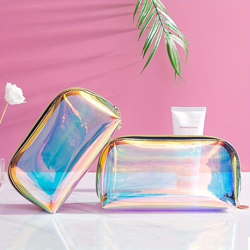 Clear Laser Travel Cosmetic Bag Waterproof Makeup Storage