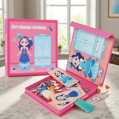 Magnetic Puzzle Game Face Changing Magic Toy for Kids