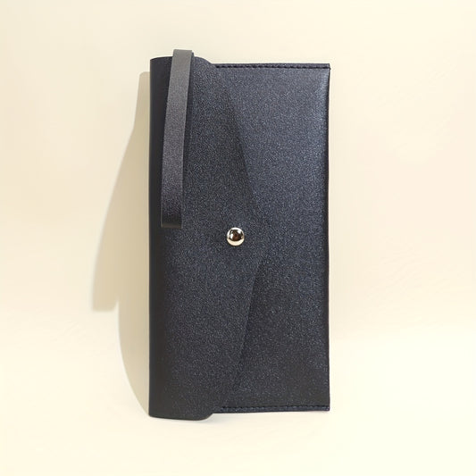 Makeup Brush Bag Portable Travel PU Leather Clutch Makeup Bag