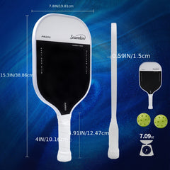 Pickleball Rackets Set PR200 2 Rackets 4 Balls 1 Bag
