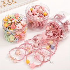 Kids Hair Rubber Band Cartoon Pattern Hair Rope Accessories