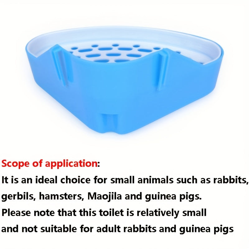 Small Animal Potty Trainer Corner for Ferrets, Hamsters, Dwarf Rabbits