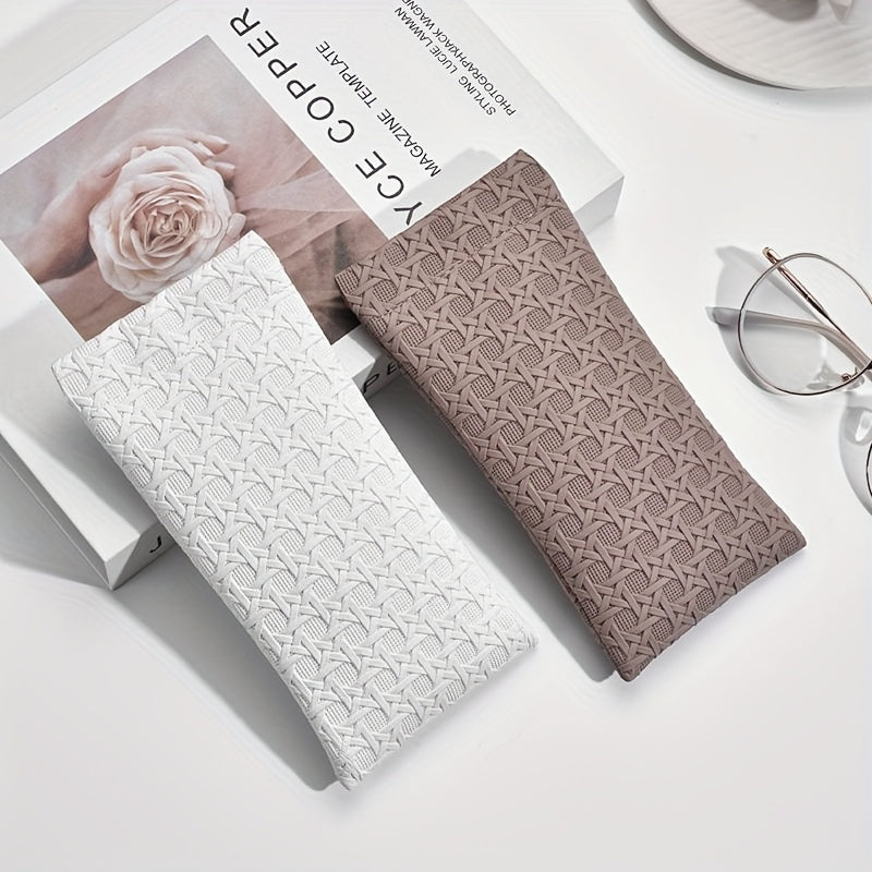 PU Leather Glasses Bag Cases Waterproof Eyewear Accessories