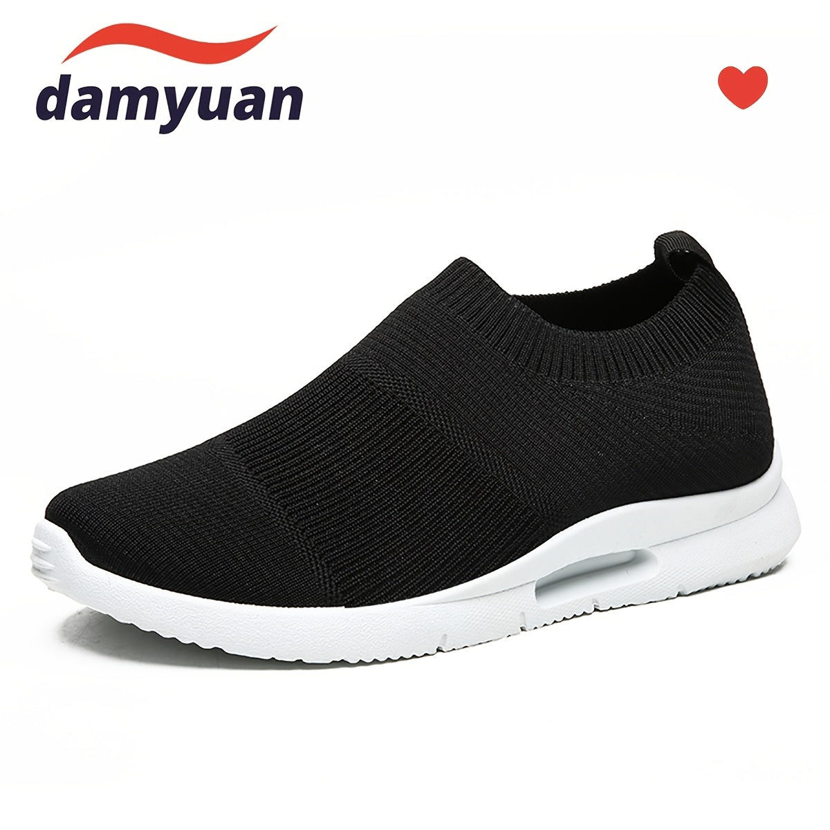 Women's Knit Sneakers Low Top Slip On Casual Shoes