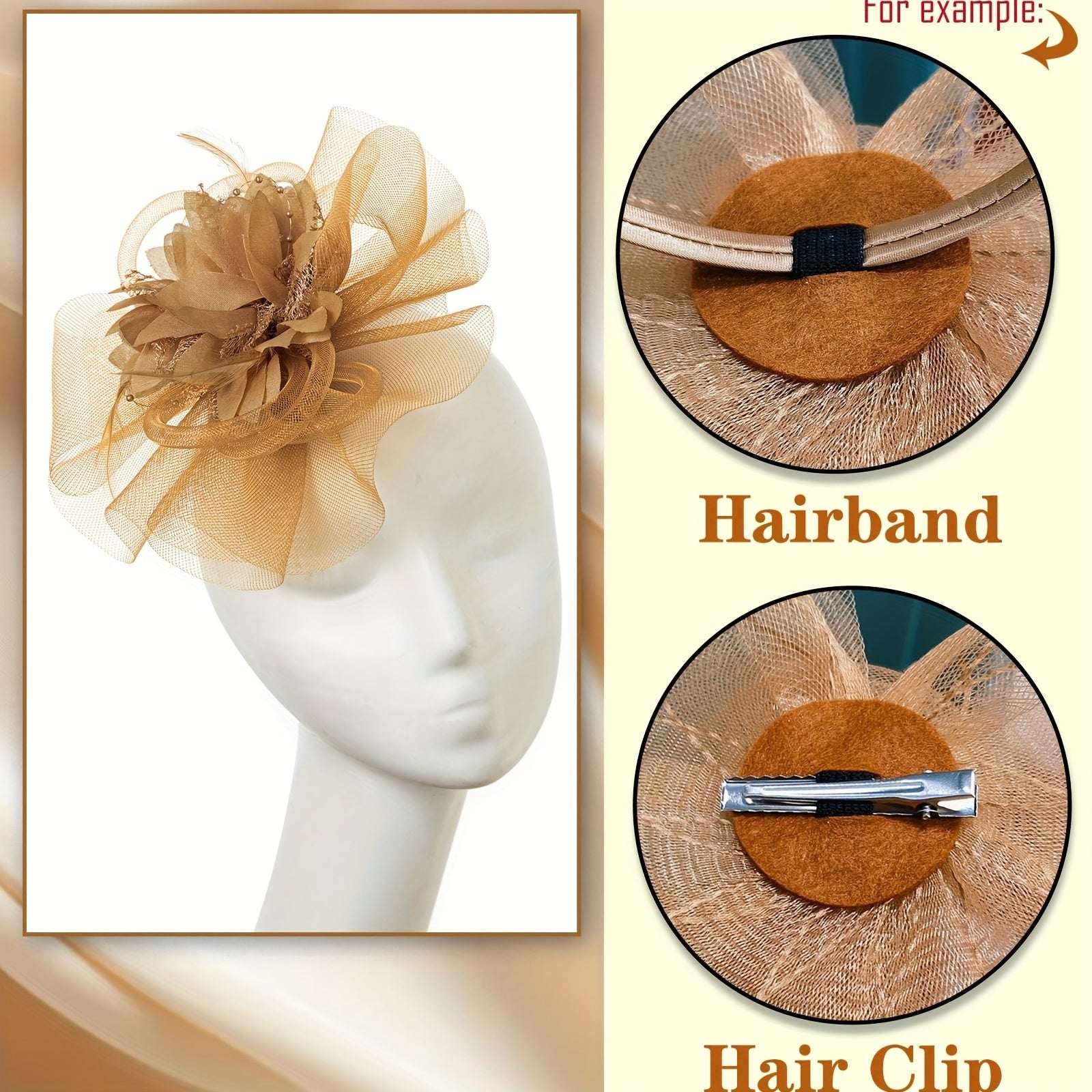 Pink Fascinator with Floral for Tea Parties Kentucky Derby Weddings