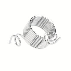 2pcs Stainless Steel Crochet Ring Finger Yarn Guide
