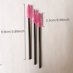 50pcs Mascara Wands for Easy Lash Application & Cleaning