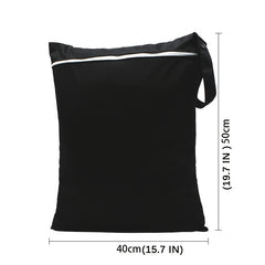 Mumsbest Baby Diaper Bag Reusable Wet Bag Waterproof Stroller Hanging Bag