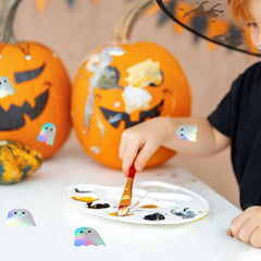 Halloween Boo Laser Holographic Sticker Roll