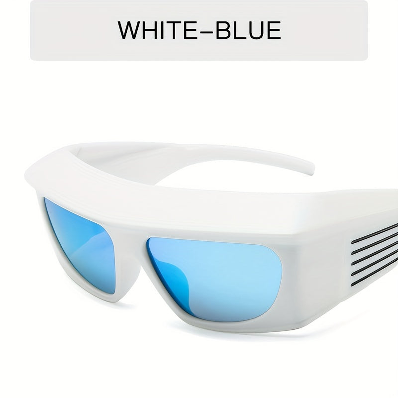Y2K Wrap Around Sunglasses for Women Men UV400