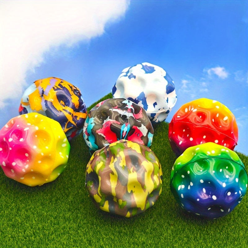 12 Pack High Bounce Sensory Training Balls - Durable Silicone Party Game Balls