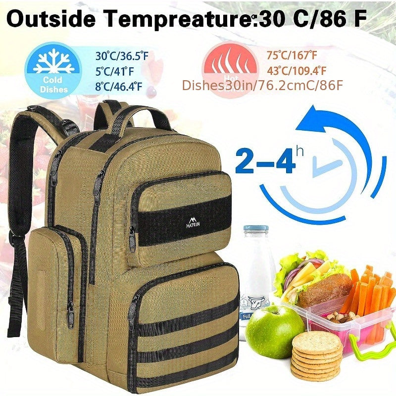 MATEIN Insulated Cooler Backpack for Men 17-Inch Travel Laptop Bag with USB Port