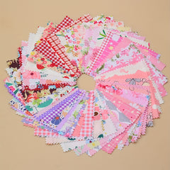 50pcs Random Print Cotton Quilting Sewing Patchwork DIY Cloth