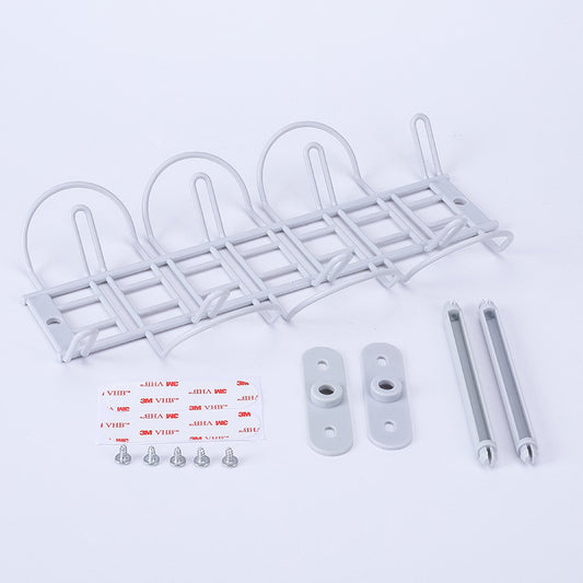 Under Desk Cable Management Storage Rack Socket Hanging Organizer