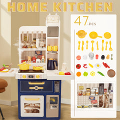 Kids Kitchen Playset with Pan, Cup, Spatula