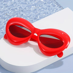 Girls Cat Eye Sunglasses UV Protection For Holiday Theme Party