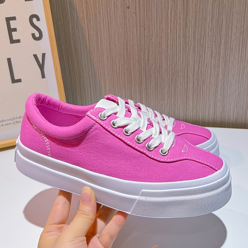 Women's Solid Thick Bottom Skate Shoes