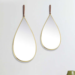 Teardrop Decorative Wall Mirror for Bedroom Entry Vanity Bathroom