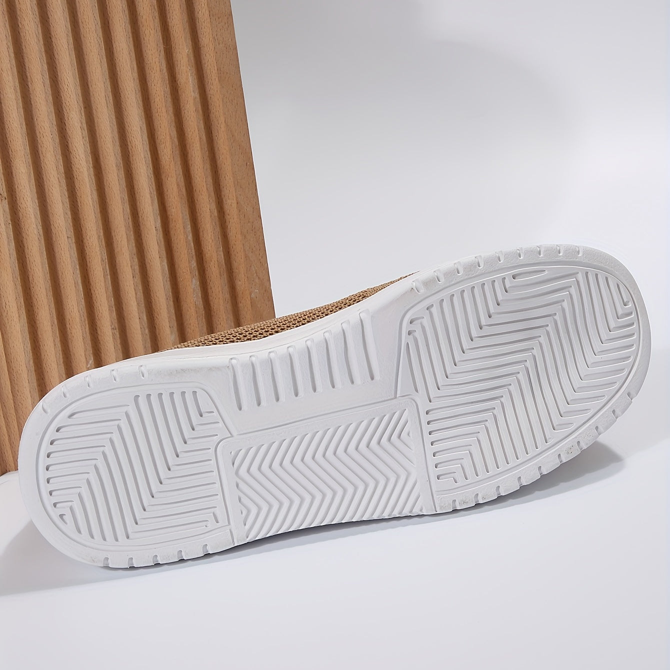 Women's Knit Woven Slip-On Sneakers Lightweight Sporty Shoes